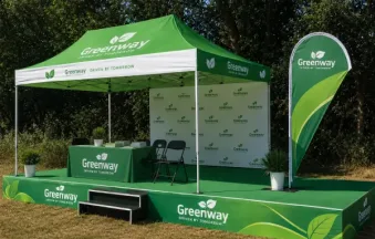 Branded tent 9